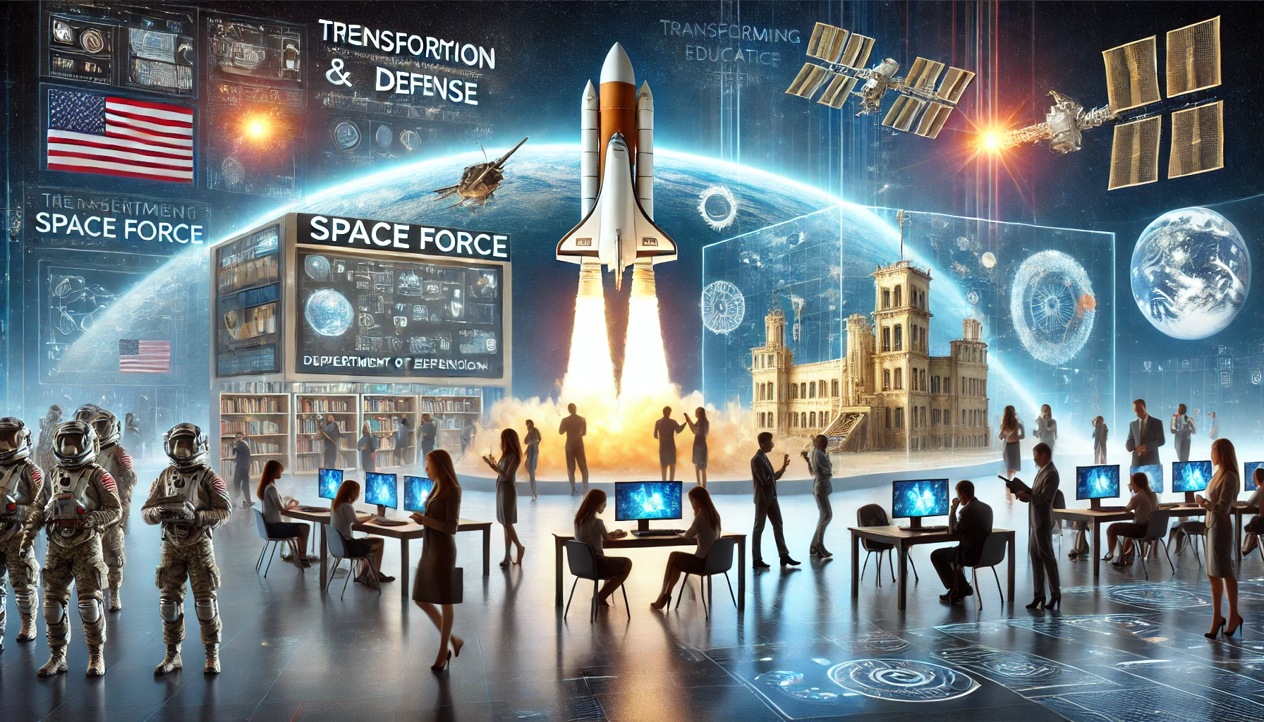 Transforming Education and Defense: A Unified Space Race for a Brighter Future